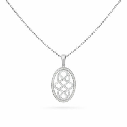 Hermes White Gold Diamond Farandole Chaine d'ancre Pendant Necklace –  MAISON de LUXE