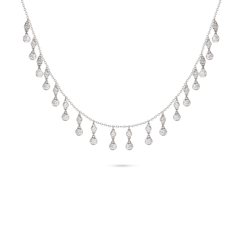 Dangling 2025 diamond necklace