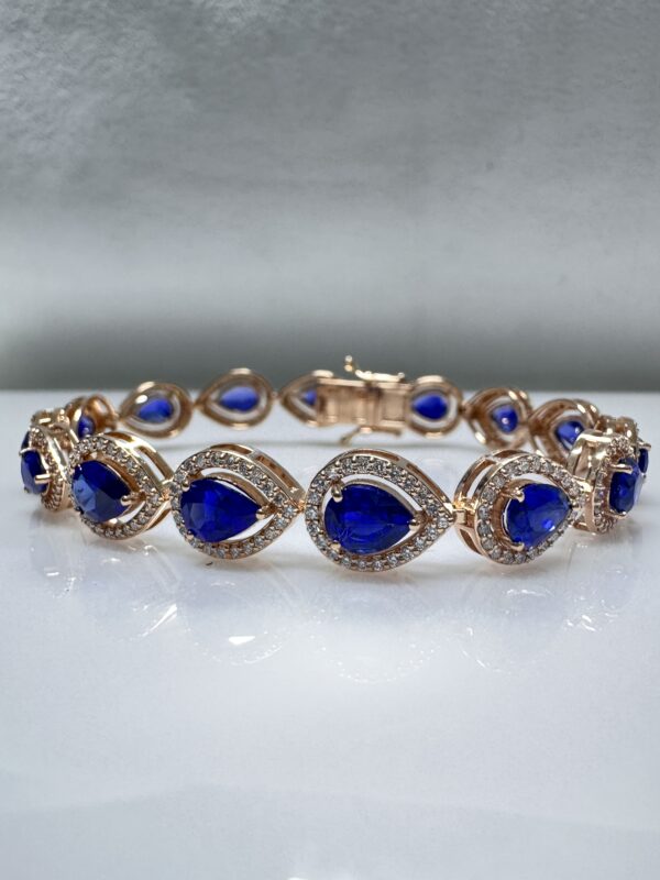 Ceylon Sapphire Tennis Bracelet