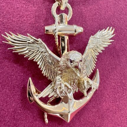 Mariner Eagle Cross Pendant