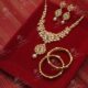 Emerald and Diamond Polki Set
