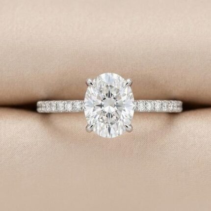 Oval Diamond Engagement Ring