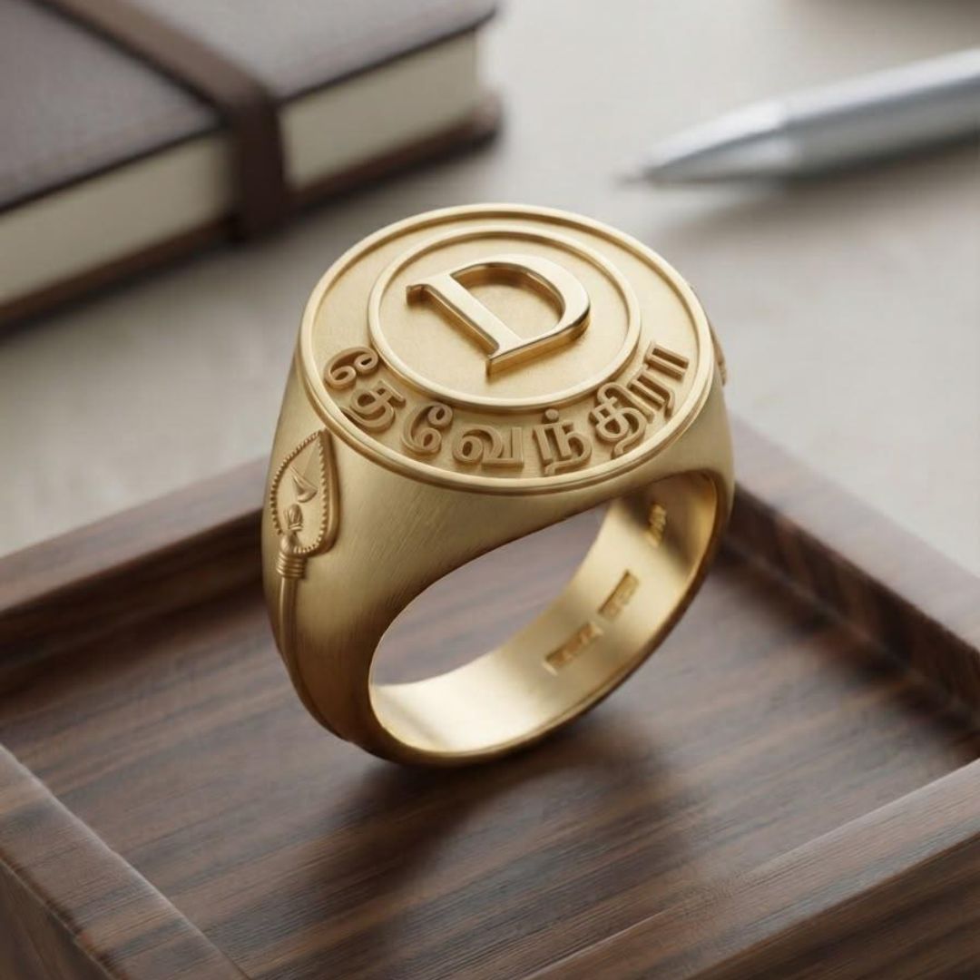 1080x1080px (7) Unisex Signet Ring - Image 1