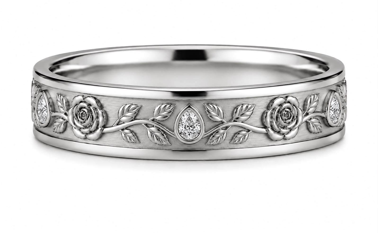 WhatsApp Image 2026-07-15 at 11.47.51 (1) Platinum Wedding Band - Image 1